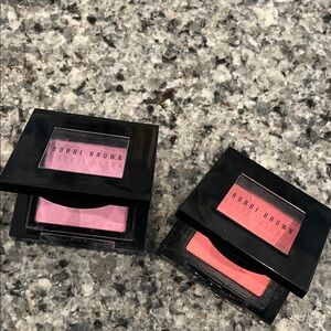 Bobbi Brown Blush Set - Soft Pink and Vibrant Coral